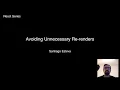 ReactJS Tips Avoid Unnecessary Re-Renders