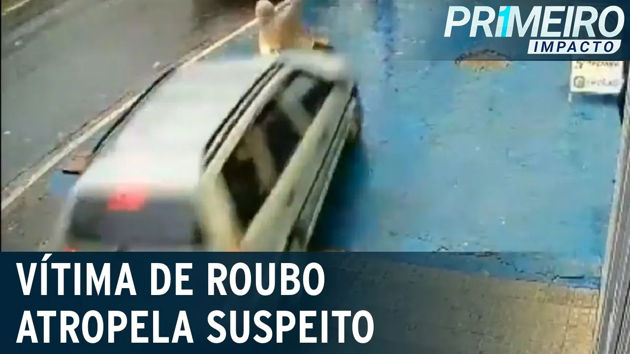 Colocando em risco outras pessoas, homem atropela ladrão de celular | Primeiro Impacto (19/06/23)