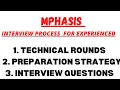 Important Mphasis Interview Questions Interview Experience and