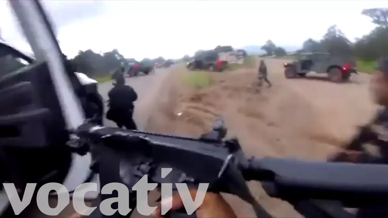 Body Cam Captures Moment Drug Cartel Ambushes Mexican Police