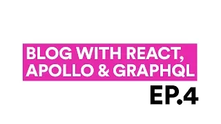 How to build a Blog with React Apollo Grap L Ep 4 Initialising Express js Server