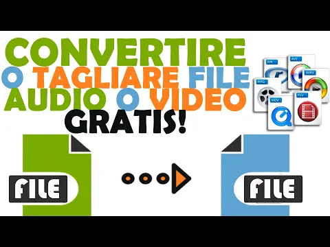 Download MP3 Come CONVERTIRE o TAGLIARE file AUDIO o VIDEO gratis in qualsiasi formato