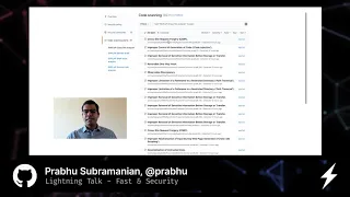 Fast Security - GitHub Satellite 2020
