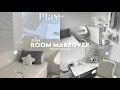 Aesthetic Room Makeover 2024 Pinterest inspired Temu unboxing Ikea things cleaning tour