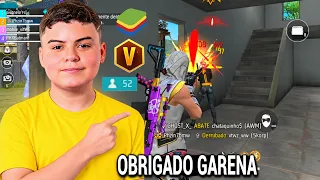 GARENA MANDOU UM PRESENTE PARA O PHZIN E ELE AMASSOU NA RANKED DO FREE FIRE