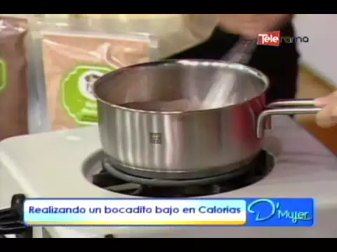 Realizando un bocadito bajo en calorías