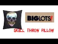 Halloween 2021 Skull Throw Pillow Big Lots