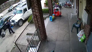 Shocking Another car spotted recklessly driving on a Boro Park sidewalk