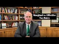 Marginal vs Effective Tax Rates