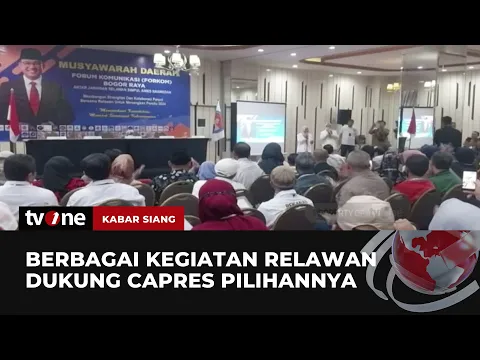 Sejumlah Kegiatan Relawan untuk Terus Dukung Capres Pilihannya