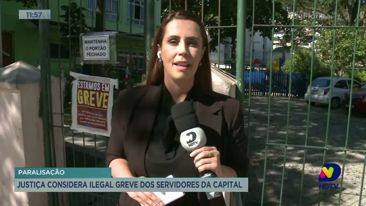 Justiça considera ilegal a greve dos servidores em Florianópolis