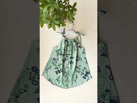 Beautiful Baby Frock Cutting and Stitching | Stylish Baby Top Design