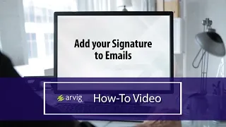Add Your Signature to Emails