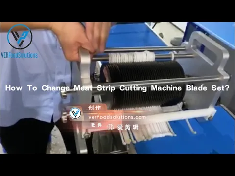 Download MP3 How To Change Meat Strip Cutting Machine Cutting Blade Set?