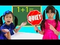 Download Lagu Emma \u0026 Jannie Pretend Play Choosing Teacher Profession for Kids