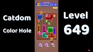 Catdom Color Hole Level 649 Screenshot