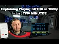 How to Play Knights of the Old Republic in 1080p in TWO MINUTES - UniWS Fix