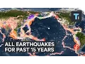Animated map all eart uakes of the past 15 years