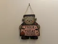 Adorable Frankenstein Halloween sign