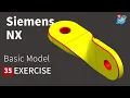 Siemens NX Tutorial for beginners basic model for surface exercise - 35