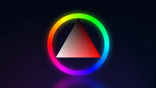 Triangular Color Wheel in C