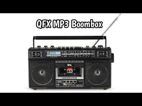 Download MP3 QFX MP3 Boombox with Bluetooth Unboxing and Demo