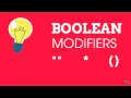 How Library Stuff Works Boolean Modifiers