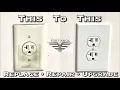 How to Replace Electrical outlet Fast and Easy Upgrade 20amp wall plug