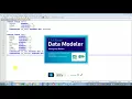 Generating data model from SQL script