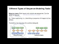L15 3 Different Types of Sequence Modeling Tasks