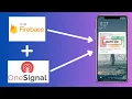 Push notification using firebase and oneSignal in android studio jetpack compose