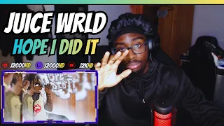 j2khd reacts to juice wrld hope i did it unreleased reaction 