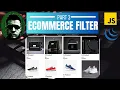 Building an Interactive E-commerce Website Filter Part 3 - HTML CSS JS Bootstrap and jQuery