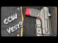 Legendary Whitetails CCW Vest W 945 Industries Holster