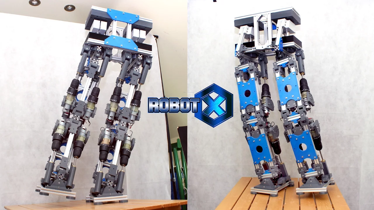 Robot X #2 | Legs & Hips | James Bruton