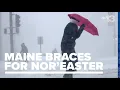 Some parts of Maine are expected to see more than a foot of snow from this weekend s nor easter