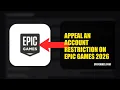 How To Appeal An Account Restriction On Epic Games 2026 EASY GUIDE