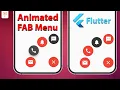 Flutter Tutorial - Animated Circular FAB Menu The Easy Way Expandable FAB Menu