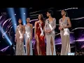 Miss Universe 2018 Top 5 Announcement Question and Answer