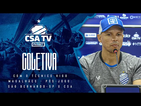 Download MP3 Coletiva pós-jogo com o técnico Higo Magalhães: São Bernardo 2x0 CSA - CSATV PAGBET: 26.05.24
