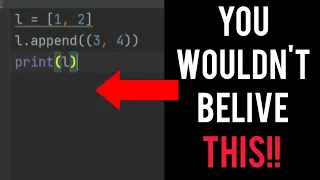 You might have never seen a python code like this before PART 101