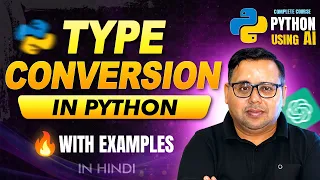 Python Type Conversion A-Z in Hindi Implicit Explicit Type Casting with Examples