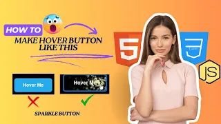 How to Create a Sparkle Button with Star Effects HTML CSS JavaScript Tutorial