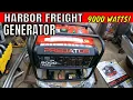 Harbor Freight Predator 9000 Watt Generator Unboxing and Assembly
