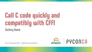 Call C code quickly and compatibly with CFFI Zachary Voase