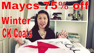 Winter Coats Unboxing from macys 75 off