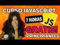 CURSO GRATIS JAVASCRIPT DESDE CERO PRINCIPIANTES 2026
