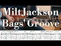 Milt Jackson "Bags' Groove" TAB譜 | Jazz Guitar
