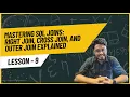 SQL Join Tutorial Right Cross Outer Lesson 9 Introduction to SQL