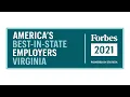Chesterfield recognized as one of America s Best-in-State Employers by Forbes magazine